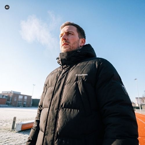 Herren-Winterjacke OneTeam TacticalPro Czarny
