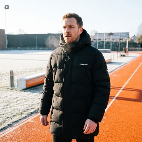 Herren-Winterjacke OneTeam TacticalPro Czarny