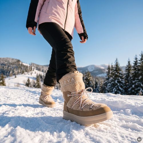 Damen-Schneestiefel KADVA RYA HG WP WMNS Brown