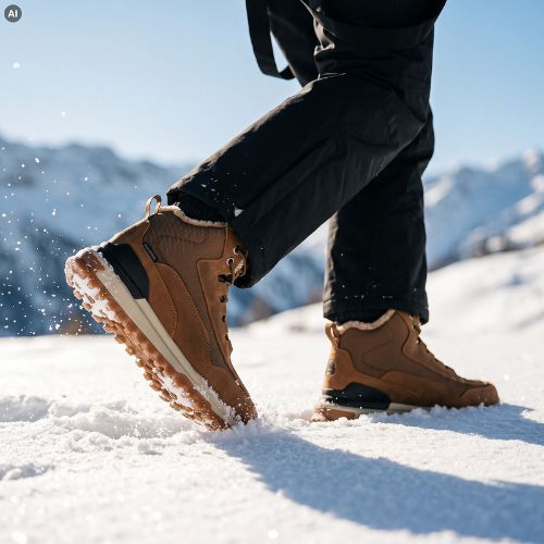 Herren-Winterstiefel KADVA TANRIS MID WP Brown