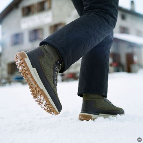 Herren-Winterstiefel KADVA TIMUR MID WP grün