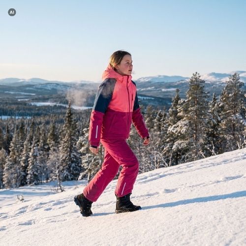 Kinder-Skiset KADVA Blizzy JR rosa