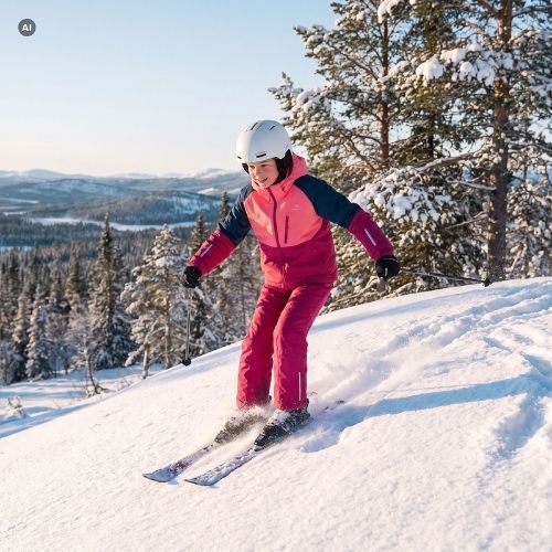 Kinder-Skiset KADVA Blizzy JR rosa