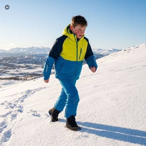 Kinder-Skiset KADVA Blizzy JR in Marineblau