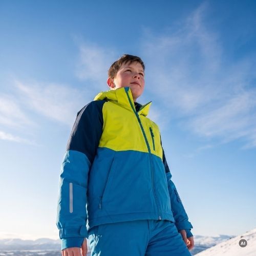 Kinder-Skiset KADVA Blizzy JR in Marineblau