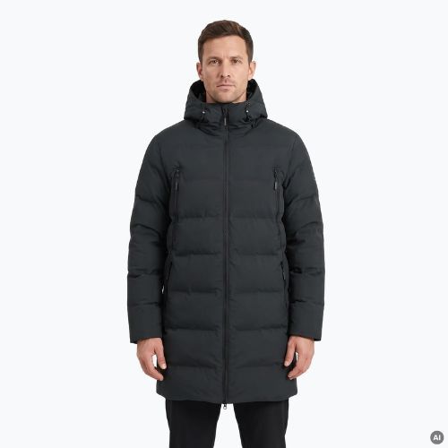 Herren Wintermantel Ravin ECO schwarz