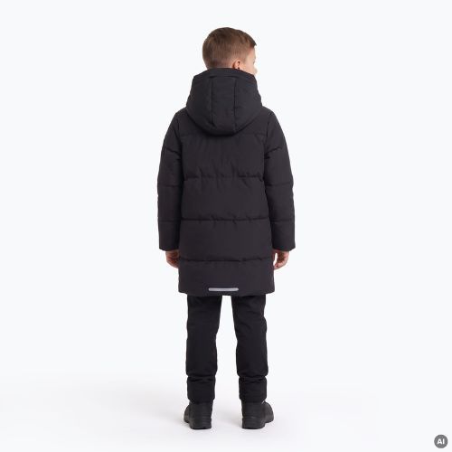 Kinderwattierter Mantel KADVA Ravi ECO schwarz