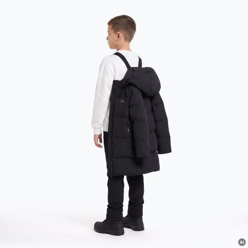 Kinderwattierter Mantel KADVA Ravi ECO schwarz