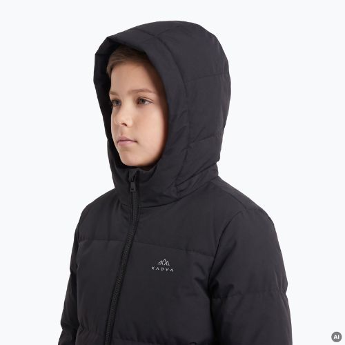 Kinderwattierter Mantel KADVA Ravi ECO schwarz