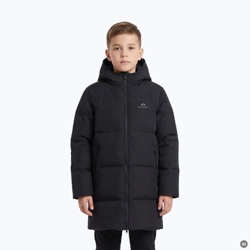Kinderwattierter Mantel KADVA Ravi ECO schwarz