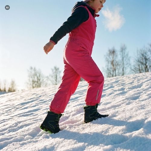 Kinder-Skihose KADVA Totto KDG WP 5K/3K rosa