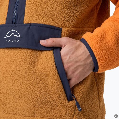 Herren-Fleecejacke KADVA RODIA braun