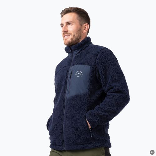 Herren-Fleecejacke KADVA Rodvik in Marineblau