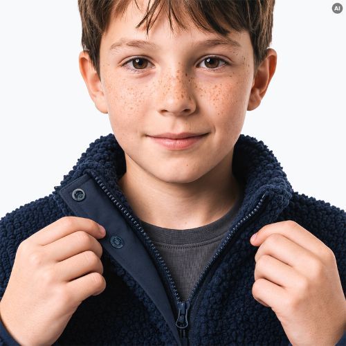 Kinder-Fleecejacke KADVA Rodvik JR marineblau