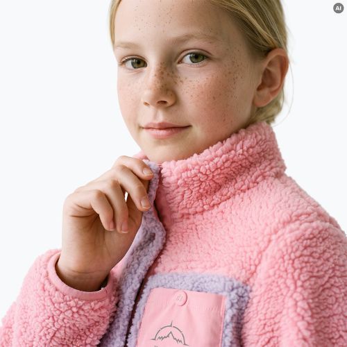 Kinder-Fleecejacke KADVA Rodvik JRG rosa