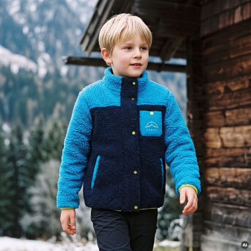 Kinder-Fleecejacke KADVA RODVIK KDB Blau