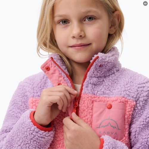 Kinder-Fleecejacke KADVA RODVIK KDG rosa