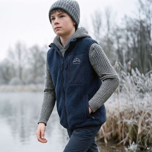Kinderweste KADVA RODVIK VEST marineblau
