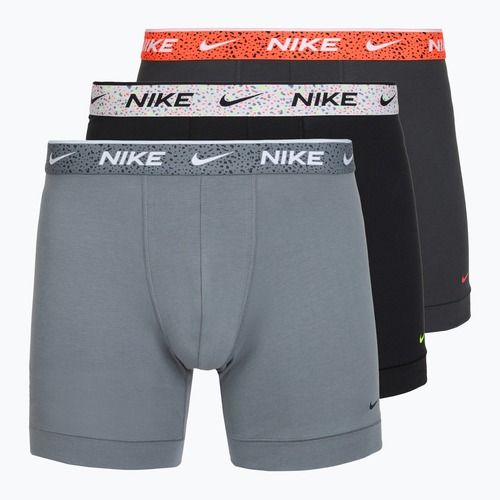 Herrenboxershorts Nike Essential Cotton Stretch 3 pairs gray multi