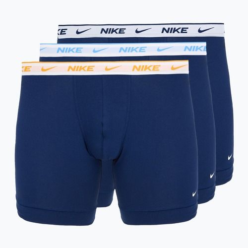 Herrenboxershorts Nike Essential Cotton Stretch 3 pairs blue graphite
