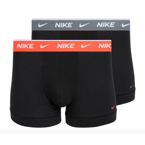 Herrenboxershorts Nike Cotton Stretch Trunk 2 pairs onyx