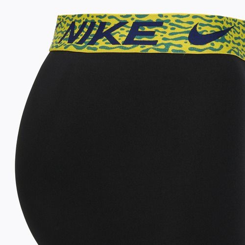 Herrenboxershorts Nike Dri-Fit Essential Micro 3 pairs blklightcrimson/ brightcitron/evergreenaur