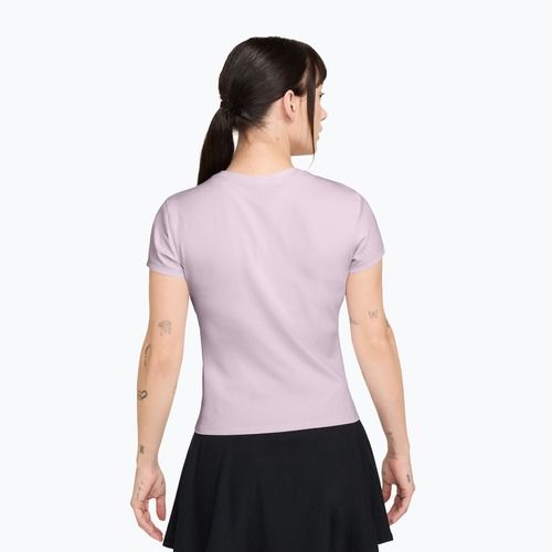 Damen-Tennisshirt Nike Court Dri-Fit Advantage bleached lilac/white