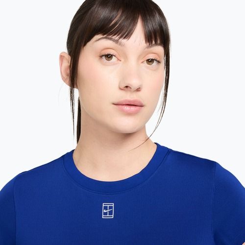 Damen-Tennisshirt Nike Court Dri-Fit Advantage old royal/white