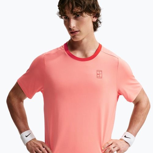 Herren-Shirt Nike Court Dri-Fit Advantage atomic pink/picante red/picante red