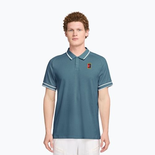 Herren-Tennisshirt Nike Court Heritage smokey blue/smokey blue