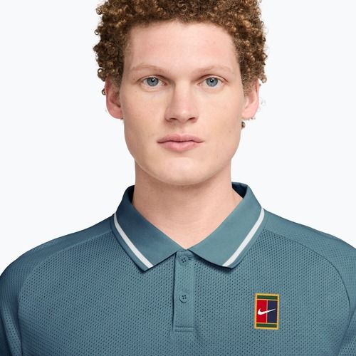 Herren-Tennisshirt Nike Court Heritage smokey blue/smokey blue
