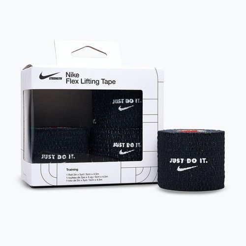 Elastischer Kohäsivverband Nike Strength Flex Lifting Tape 4 Stk. schwarz/weiß