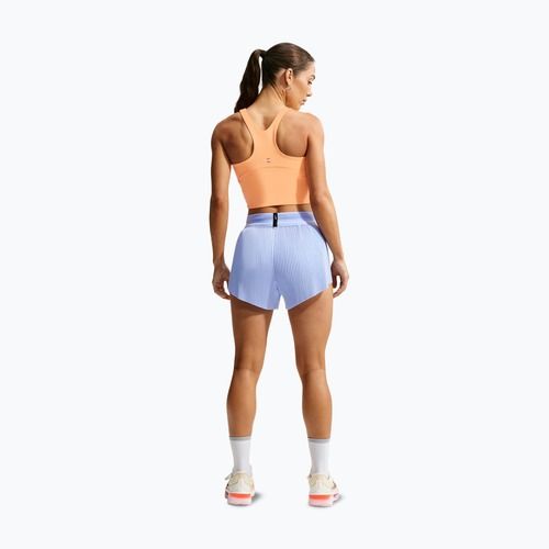 Damen-Laufshorts Nike AeroSwift Dri-Fit ADV Mid-Rise 3" aluminum/black/white/atomic pink