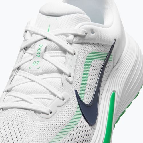 Herren-Laufschuhe Nike Quest 7 white/green spark/midnight navy