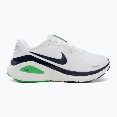 Herren-Laufschuhe Nike Structure 26 white/green spark/midnight navy