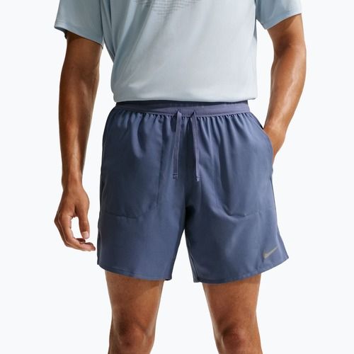 Herren-Laufshorts Nike Stride Dri-Fit Brief-Lined 7" diffused blue