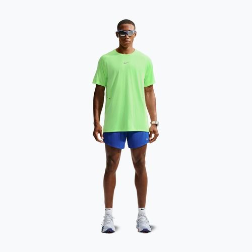 Herren-Laufshirt Nike Stride volt/light silver