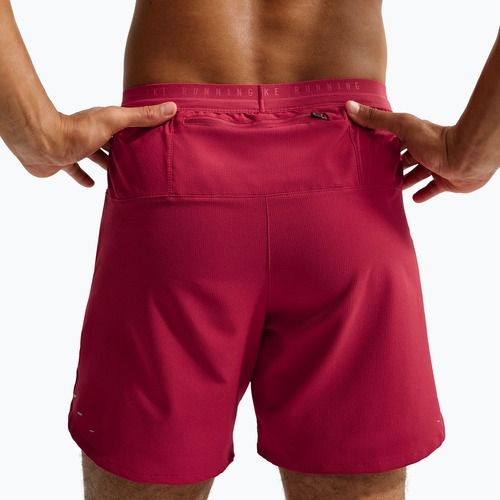 Herren-Laufshorts Nike Stride Dri-Fit 2in1 7" tough red