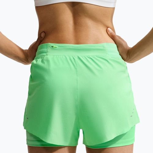 Damen-Laufshorts Nike Swift Mid-Rise 2in1 illusion green