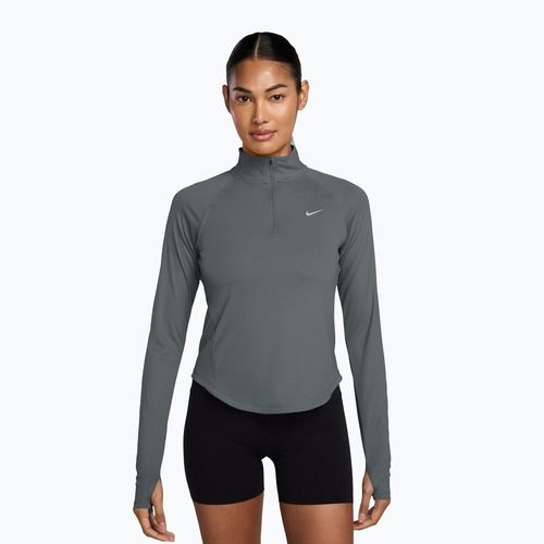 Laufpullover für Damen Nike Tempo Dri-Fit 1/4 Zip cool grey