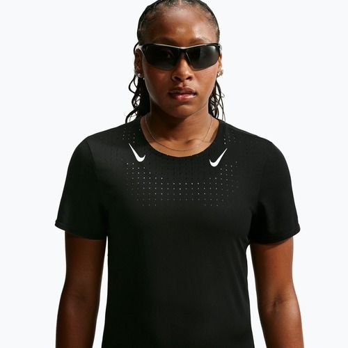 Damen-Laufshirt Nike AeroSwift black/white