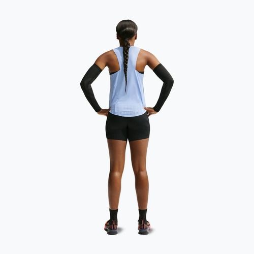 Damen-Laufshirt Nike AeroSwift aluminum/atomic pink
