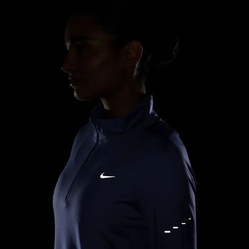 Laufpullover für Damen Nike Swift Dri-FIT UV 1/4-Zip aluminum