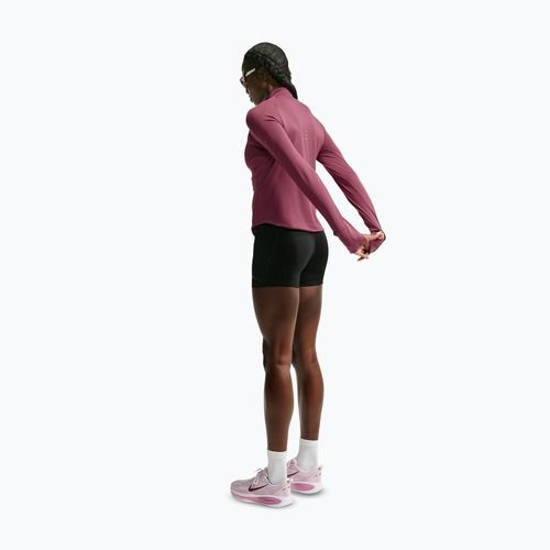 Laufpullover für Damen Nike Swift Dri-FIT UV 1/4-Zip pink smoke