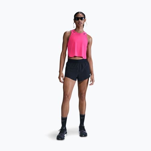 Damen-Laufshirt Nike AeroSwift hyper pink/black