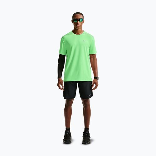 Herren-Laufshirt Nike Miler Dri-Fit UV illusion green