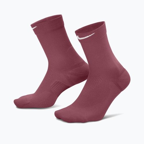 Socken Nike Run Midweight Crew pink smoke/pink rise/white