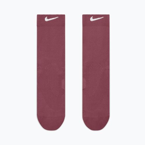 Socken Nike Run Midweight Crew pink smoke/pink rise/white