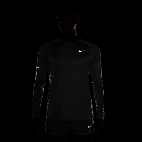 Lauf-Langarmshirt für Herren Nike Stride Dri-Fit ADV Smoke Grey