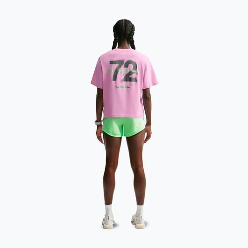 Damen-Laufshirt Nike Swift Dri-Fit pink rise/illusion green